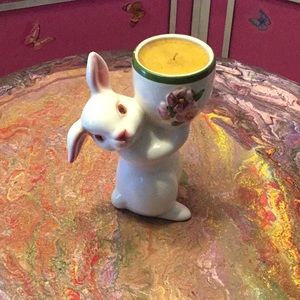 Bunny candle holder